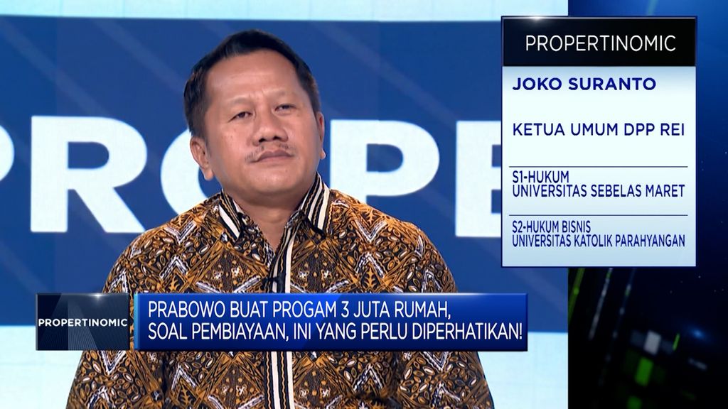 Joko Suranto, Ketua Umum Real Estate Indonesia (REI)