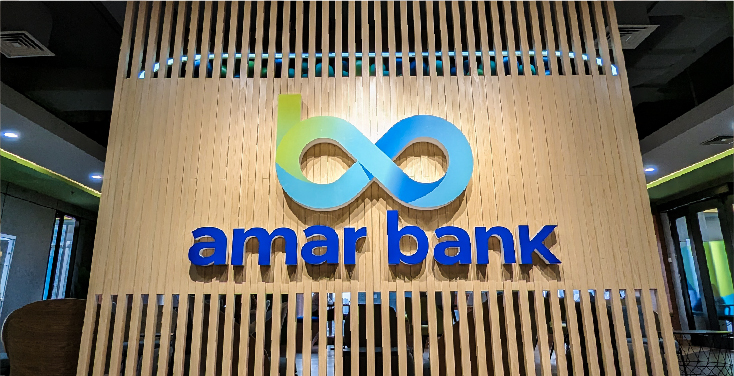 Logo di Kantor Pusat Amar Bank (foto: Amar Bank)
