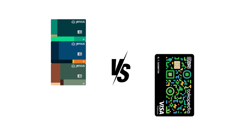 BRI Tokopedia Card vs. Jenius Credit Card (foto: Olahan penulis)